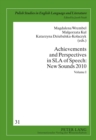 Achievements and Perspectives in SLA of Speech: New Sounds 2010 : Volume I - Book