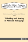 Thinking and Acting in Military Pedagogy - Book