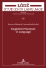 Cognitive Processes in Language - Book