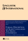 Formal Description of Slavic Languages: The Ninth Conference : Proceedings of FDSL 9, Goettingen 2011 - Book