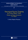 Operational Poverty Targeting by Proxy Means Tests : Models and Policy Simulations for Malawi - Book