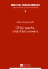 Of Fair Speche, and of Fair Answere - Book