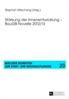 Staerkung der Innenentwicklung - BauGB-Novelle 2012/13 - Book