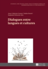 Dialogues Entre Langues Et Cultures - Book