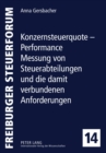 Konzernsteuerquote - Performance Messung Von Steuerabteilungen Und Die Damit Verbundenen Anforderungen - Book