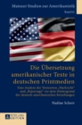 Die Uebersetzung amerikanischer Texte in deutschen Printmedien : Eine Analyse der Textsorten Nachricht und Reportage vor dem Hintergrund der deutsch-amerikanischen Beziehungen - Book