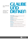 Glaube Und Denken : Jahrbuch Der Karl-Heim-Gesellschaft- 26. Jahrgang 2013 - Book