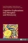 Cognitive Explorations into Metaphor and Metonymy - Book