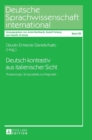 Deutsch kontrastiv aus italienischer Sicht : Phraseologie, Temporalitaet und Pragmatik - Book