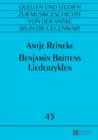 Benjamin Brittens Liederzyklen - Book