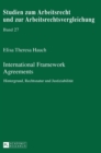 International Framework Agreements : Hintergrund, Rechtsnatur Und Justiziabilitaet - Book