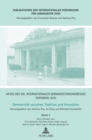 Akten des XIII. Internationalen Germanistenkongresses Shanghai 2015 - Germanistik zwischen Tradition und Innovation : Band 3 - Book