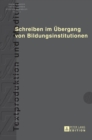 Schreiben im Uebergang von Bildungsinstitutionen - Book