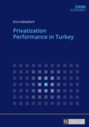 Privatization Performance in Turkey - Book