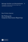 Die Pruefung des Corporate Governance-Reportings - Book