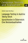 Language Testing in Austria: Taking Stock / Sprachtesten in Oesterreich: Eine Bestandsaufnahme - Book