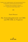 Die Anwendungsbereiche Von Cisg Und PR Cesl Im Vergleich - Book