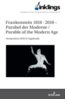 inklings – Jahrbuch fuer Literatur und Aesthetik : Frankenstein 1818 · 2018 – Parabel der Moderne / Parable of the Modern Age. Symposium 2018 in Ingolstadt - Book