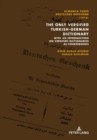 Almanca Tuhfe/Deutsches Geschenk (1916): The Only Versified Turkish-German Dictionary : with an Introduction on Versified Dictionaries as Coursebooks - eBook