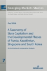 A taxonomy of state capitalism : The developmental phases of Russia, Kazakhstan, South Korea and Singapore - a comparative institutional analysis - Book