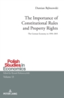 The Importance of Constitutional Rules and Property Rights : The German Economy in 1990-2015 - Book