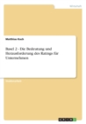 Basel 2 - Die Bedeutung und Herausforderung des Ratings fur Unternehmen - Book