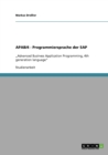APAB/4 - Programmiersprache der SAP : "Advanced Business Application Programming, 4th generation language - Book