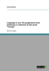 Language in use : The pragmatical term politeness in reference to the serial Friends - Book