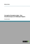 Corruption Perception Index - Eine Ursachenanalyse Am Fallbeispiel Nigeria - Book
