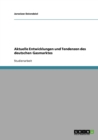 Aktuelle Entwicklungen und Tendenzen des deutschen Gasmarktes - Book