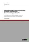 Steuergestaltung mit oesterreichischen bzw. deutschen internationalen Zwischenholdinggesellschaften : Eine vergleichende Standortanalyse hinsichtlich Direktinvesttitionen in Mittel- und Osteruopa - Book