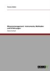 Wissensmanagement - Instrumente, Methoden Und Erfahrungen - Book