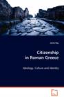 Citizenship in Roman Greece - Book
