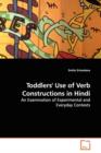 Toddlers' Use of Verb Constructions in Hindi - Book