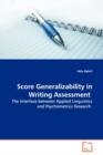 Score Generalizability in Writing Assessment - Book