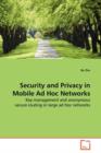 Security and Privacy in Mobile Ad Hoc Networks - Book