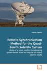 Remote Synchronization Method for the Quasi-Zenith Satellite System - Book