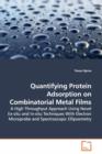 Quantifying Protein Adsorption on Combinatorial Metal Films - Book