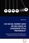 Do Social Norms Have an Influence in Leadership Style Preference? - Book