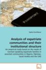 Analysis of Expatriate Communities and Their Institutional Structure - Book