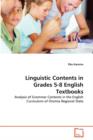 Linguistic Contents in Grades 5-8 English Textbooks - Book