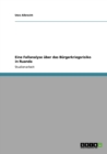 Eine Fallanalyse Uber Das Burgerkriegsrisiko in Ruanda - Book