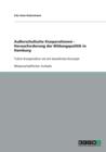 Ausserschulische Kooperationen - Herausforderung der Bildungspolitik in Hamburg : TuSch-Kooperation als ein bewahrtes Konzept - Book