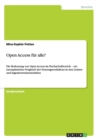 Open Access Fur Alle? - Book