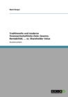 Traditionelle Und Moderne Finanzwirtschaftliche Ziele : Gewinn, Rentabilitat, ... vs. Shareholder Value - Book
