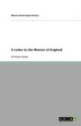 A Letter to the Women of England - Book