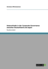 Unterschiede in Der Corporate Governance Zwischen Deutschland Und Japan - Book