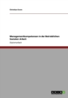 Managementkompetenzen in Der Betrieblichen Sozialen Arbeit - Book