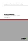 Mergers & Acquisitions : A trendy fad or sustainable value creation? - Book