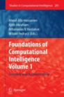 Foundations of Computational Intelligence : Volume 1: Learning and Approximation - Book